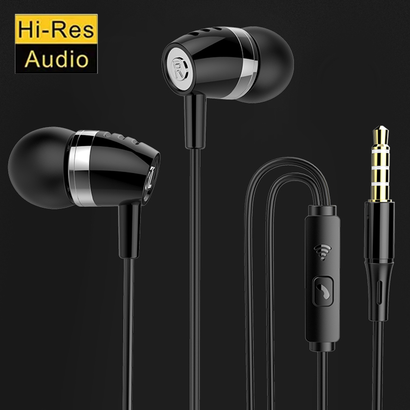 Audiophile Headphone Wired - Cuffie cablate da 3,5 mm, auricolari