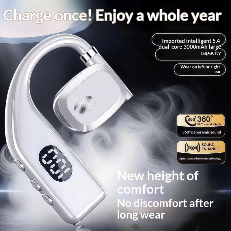 Bluetooth Headset On Ear - Auricolare Bluetooth Wireless Mono con Batteria