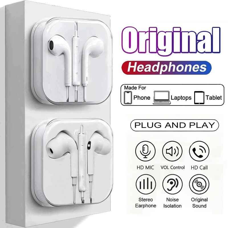 Bluetooth Headset On Ear - Auricolari originali con filo, per Xiaomi,