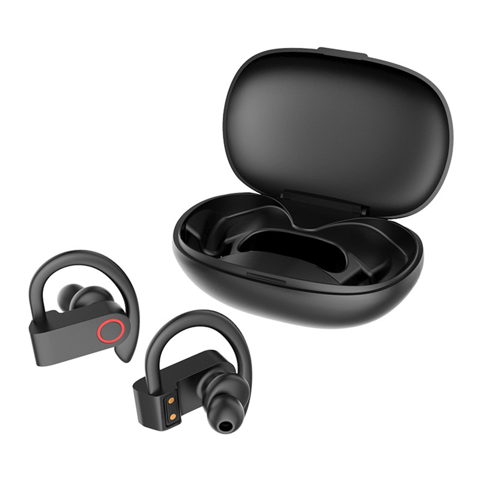 Sports Earphone Hook - Auricolari con display digitale sospeso Design