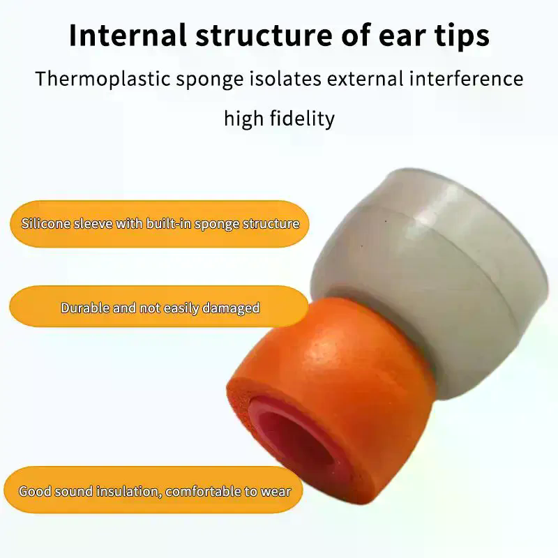 Earphone Foam Tip - Coppia di Cuscinetti in Memory Foam