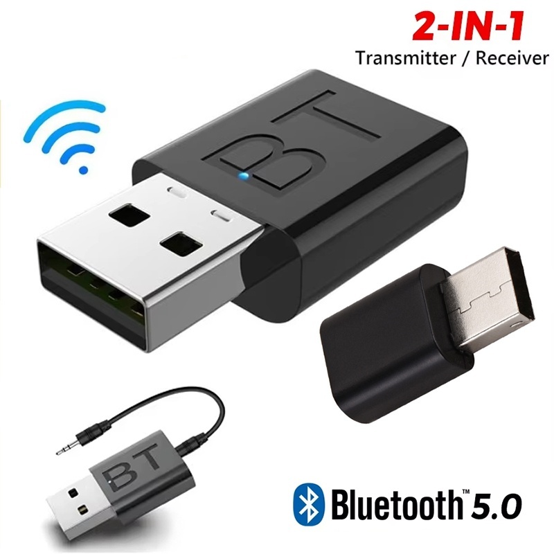 Bluetooth Adapter Receiver - Ricevitore Bluetooth USB 2 in 1