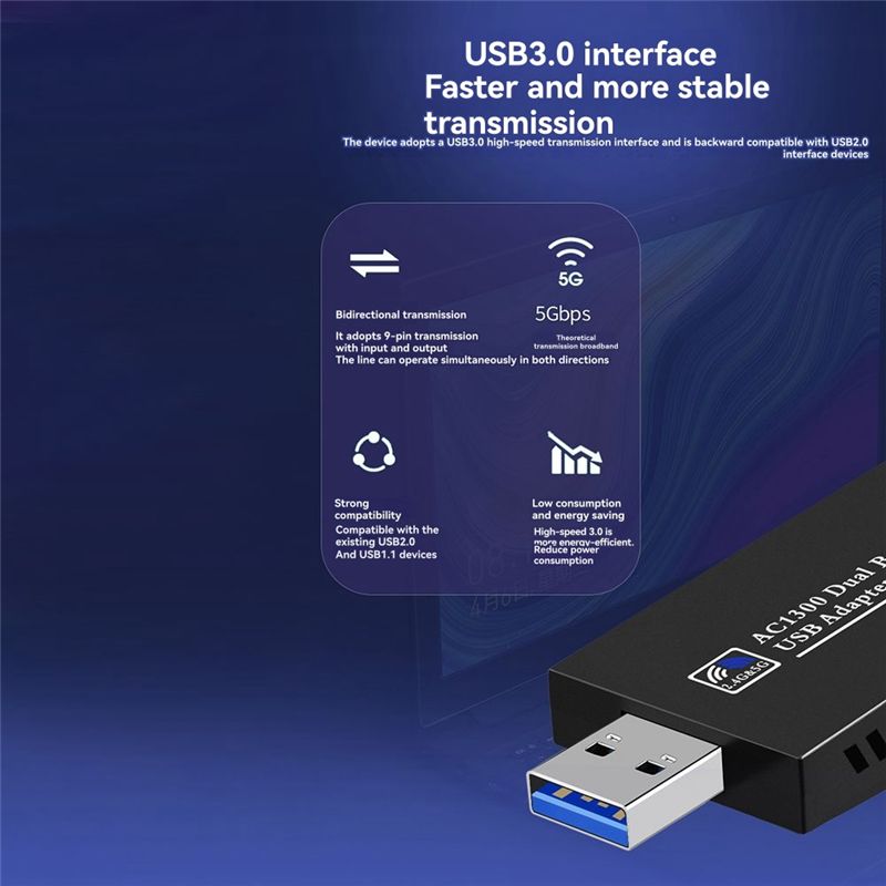 Adattatore USB 3.0 N36R-1300Mb - Bluetooth Adapter Receiver recensione e prezzo
