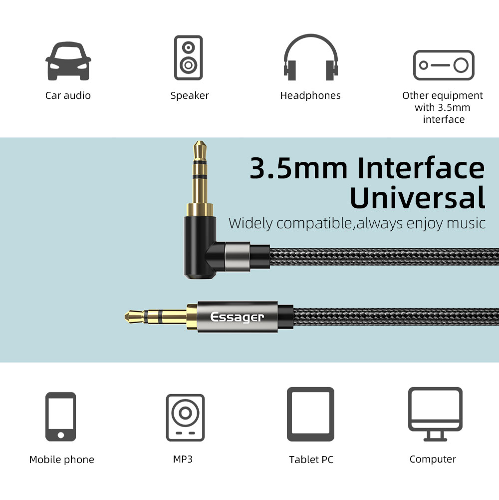 Essager Cavo di prolunga Aux J - Cable Extension 3.5 recensione e prezzo