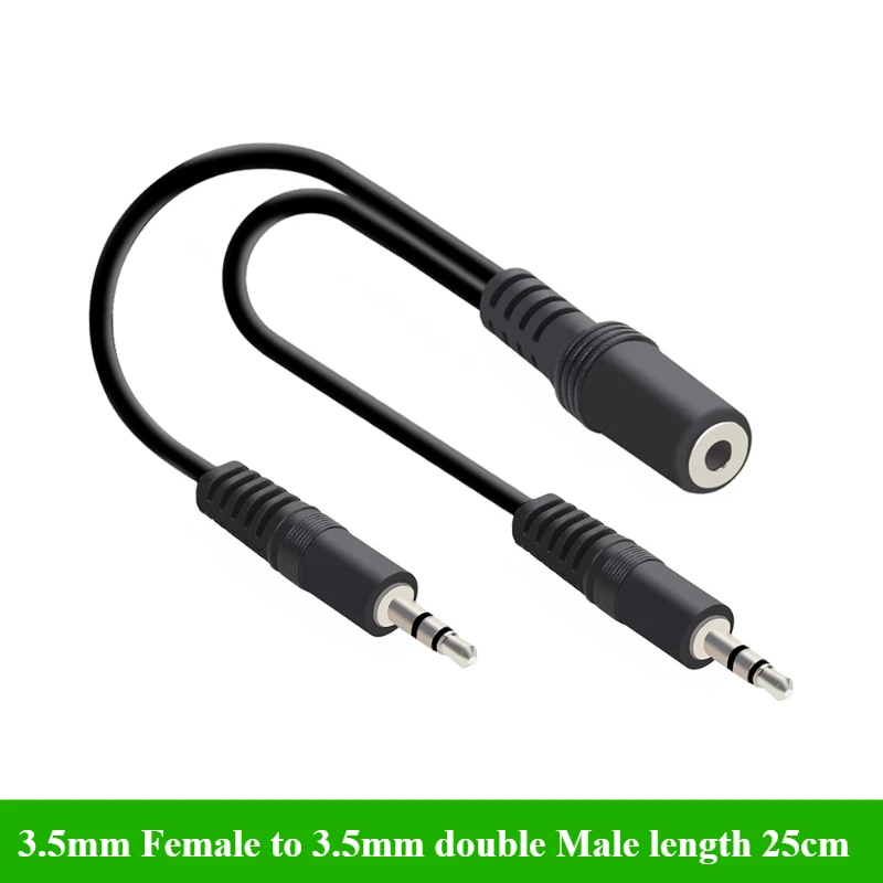 2/5 Pezzi Cavo Adattatore Audi - Earphone Splitter Jack recensione e prezzo