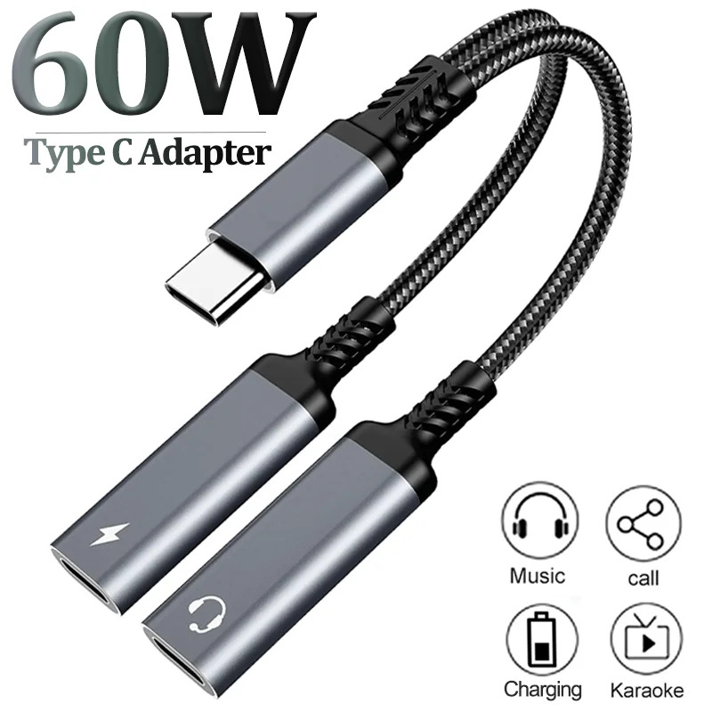 Splitter USB C OTG 2 IN 1 a do - Earphone Splitter Jack recensione e prezzo